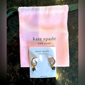 Kate spade cubic zirconia earrings, nwt